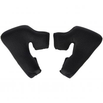 Fox Rampage Pro Carbon - Almohadillas para Las mejillas, Primavera/Verano, Unisex, Color Negro, tamaño Small