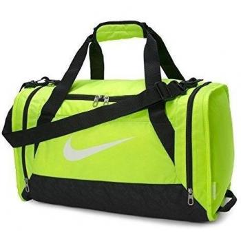 Nike Brasilia 6 Duffel - Bolsa de deporte para hombre, color amarillo, talla S