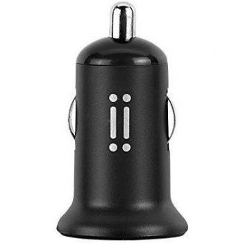 Aiino AIAS1U1A-BK - Cargador de móvil para coches compatible con dispositivos Samsung 1USB 1A, color negro