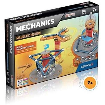 Geomag- Mechanics Motion 761 Juego de construcción magnético de 86 Piezas, Multicolor, 87