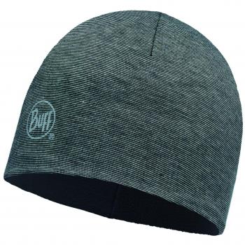 original buff microfibra & polar gorro buff® gris stripes - polar gorro buff para unisex, color multicolor,  adulto