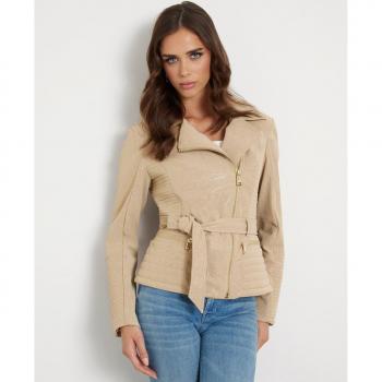 Guess Chaqueta Biker Taupe W4YL10 WGAF0-F14Z para Mujer