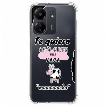 Funda Silicona Antigolpes Diseño Vaca para Xiaomi Redmi 13C