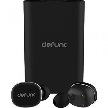DEFUNC TRUE Wireless Bluetooth Headphones with 60 Hours Playtime/Talk time, Premium Deep Bass Stereo Sound, Bluetooth 5.0, built in Mic, comes with a slim 2100mAh POWERBANK Charging Carry Case