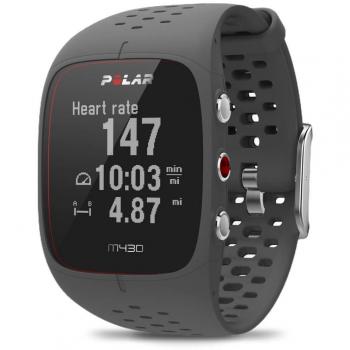 Polar M430 Reloj de Entrenamiento con GPS y Pulsometro de Muñeca, Unisex Adulto, Gris, M-XXL