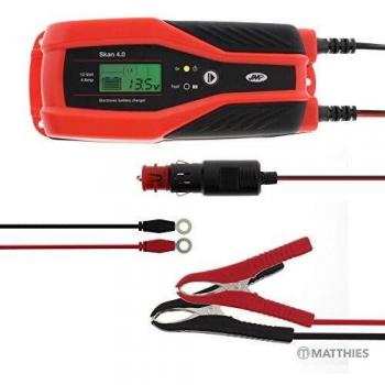 Cargador de Batería JMP Skan 8.0, 12V, 2-8A, Capacidad de 5 a 160 Ah, Detección de Bajo Voltaje