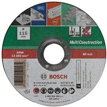 BOSCH 2609256306 - Disco multiuso, 115 mm x 1 mm, recto