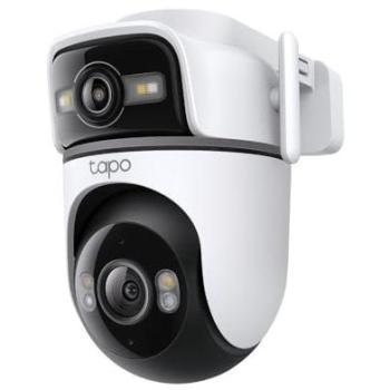 Cámara de Seguridad TP-Link Tapo TC47 Exterior Doble Lente 2K Pan-Tilt Visión Nocturna Audio Bidireccional