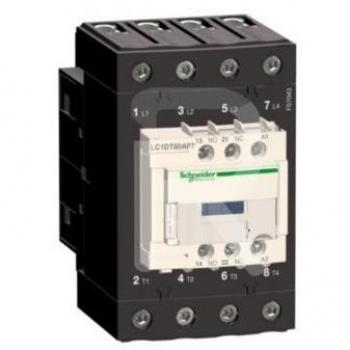 Contactor TeSys D LC1DT80AF7 4 polos, 80 A, bobina 110 V AC