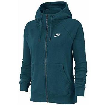 Desconocido Nike Essential Hoodie FZ FLC Sudadera con Capucha y Cremallera Completa, Mujer, Azul