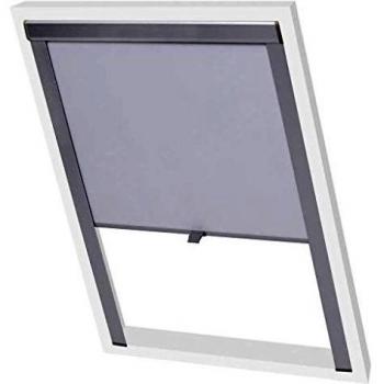 vidaXL Persiana Estilo Opaca Modelo Enrollable Blanco para S08/608