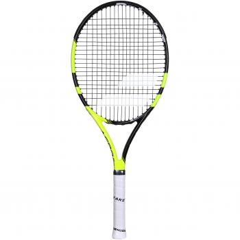 Babolat Aero Junior 26 Raquetas de Tenis, Unisex Niños, Negro / Amarillo, 0