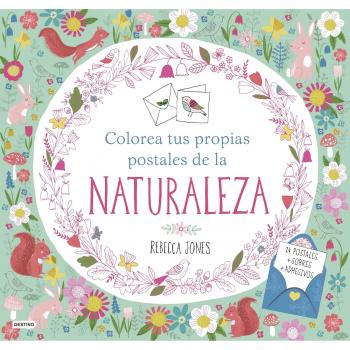 Colorea tus propias postales de la naturaleza - Rebecca Jones