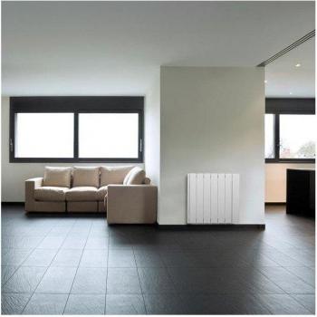 Radiador eléctrico mural DUCASA 600 W con fluido caloporteur y conexión inteligente