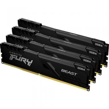 Kingston FURY Beast 32GB (4 x 8GB) DDR4 2666MHz CL16 Quad Channel Memory Kit