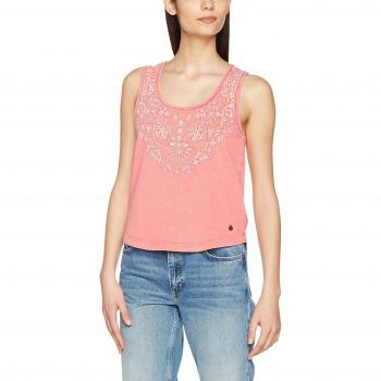 Pepe Jeans Frida, camiseta sin mangas Mujer, Rojo