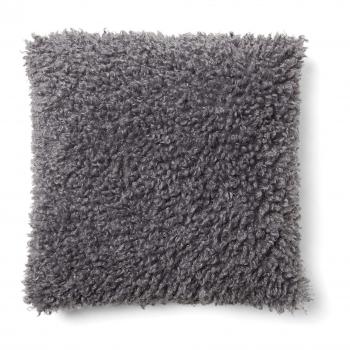 Kave Home Funda cojín Janine 45x45 cm, Gris