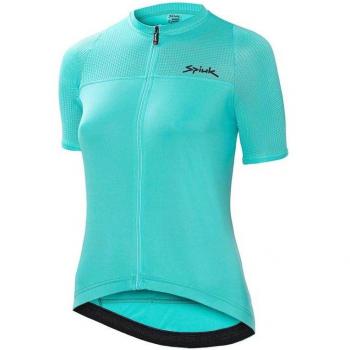 Maillot de Ciclismo Spiuk Anatomic para Mujer Manga Corta Color Turquesa Talla S