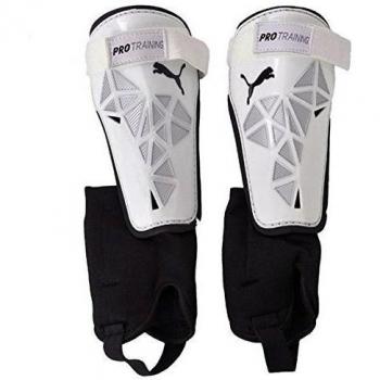 PUMA Schienbeinschoner Pro Training grd + ankle - Espinilleras de fútbol, color blanco