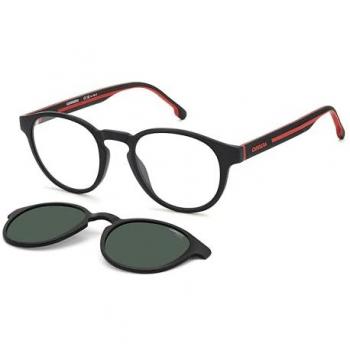 Carrera CA 8066/CS Black Panthos Sunglasses with Clip-on Lenses for Men, Size 50 MM