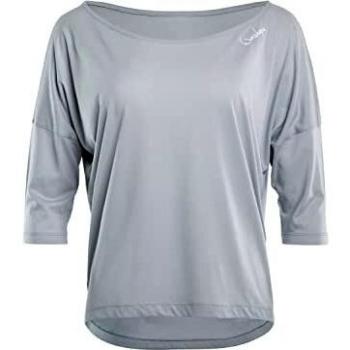WINSHAPE Damen Ultra Leichtes Modal-3/4-arm Shirt Mcs001 Camiseta de Yoga, Gris, Extra-Small para Mujer