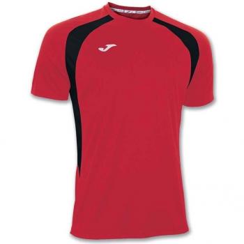 Joma 100014.601 - Camiseta de equipación de manga corta para hombre, color rojo / negro, talla 4XS-3XS