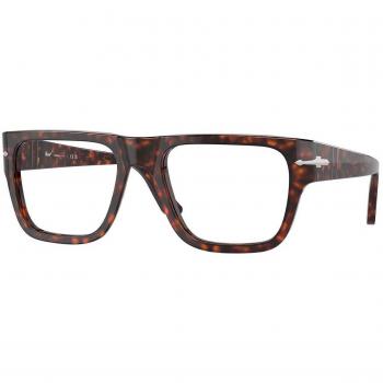 Persol PO3348V 24 Men's Eyeglasses Tortoiseshell Size 53 with Blue Light Block Available