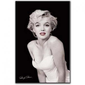 Panel Decorativo Listo para Colgar - Marilyn Monroe con Labios Rojos - 40x50 cm