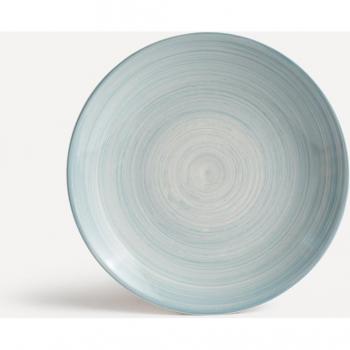 Plato llano Spinwash de porcelana blanca para servir en la mesa - El Corte Inglés