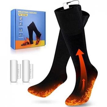 Calcetines Calefactables Mujer Hombre ,Calcetines con Calefaccion Invierno De con 3 Ajustes De CalefaccióN, Calcetines Termicos Mujer Hombres Recargables Calcetines Calefactables para