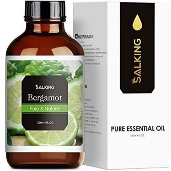 SALKING Aceite Esencial de Bergamota 120ml,100% Puro Aceites Esenciales para Humidificador,Aceites Esenciales Naturales Aceite Perfumado de Bergamota, Regalos Originales para Mujer
