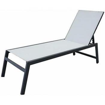 Tumbona de Aluminio Chillvert Pisa 203x64x43 cm