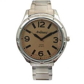 ARABIANS Reloj Analógico para Hombre de Cuarzo con Correa en Acero Inoxidable HAP2199M