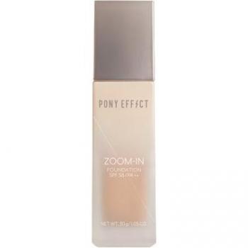PONY EFFECT Zoom-In Foundation - 30g - Fair Ivory - Lightweight, Buildable Coverage