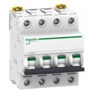 Schneider Electric A9F84401 Interruptor Automático Magnetotérmico Ic60H, 4P, 1A, Curva C