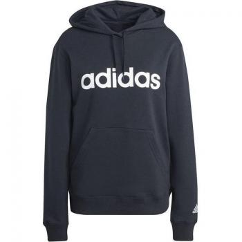 Adidas Essentials Linear Women's Hoodie Black Size S
