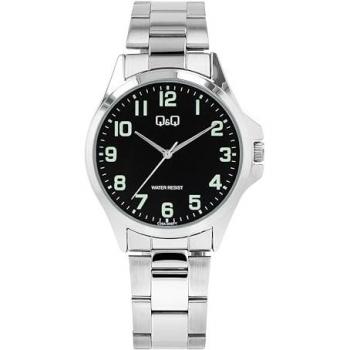 Reloj de Pulsera Analógico Q&Q® by CITIZEN Hombre C36A-006PY - Mecanismo de Cuarzo, Acero Inoxidable, Resistente al Agua (3 Bares), Plateado,