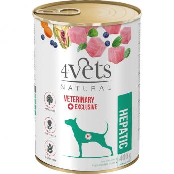 4Vets Natural Hepatic para perros - 12 x 400 g