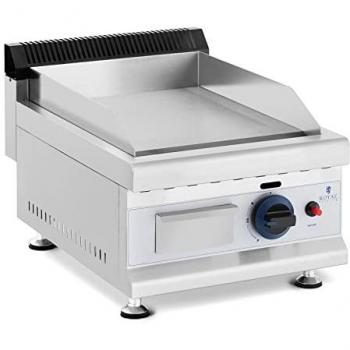 Plancha fry-top de gas Royal Catering - 35 x 40 cm - liso - 3.000 W - propano/butano - 0,05 bar