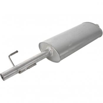 Silenciador central e intermedio ASMET 02.044, compatible con vehículos, fabricado en acero de alta calidad, diseñado para reducir el ruido del escape y mejorar el rendimiento del motor