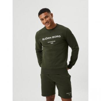 Björn Borg Borg Logo Crew Green, XL