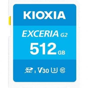 Kioxia Exceria G2 Tarjeta SD 512GB UHS-I Clase 10 MicroSDXC 100MB/s Azul