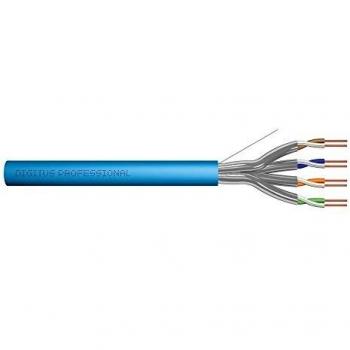 Cable de Red Profesional DIGITUS Cat 6A U-FTP Simplex, 305m, 500 MHz, AWG 23/1, Libre de Halógenos, IEC 60332-1, LSZH-1, FRNC-B, Eca (EN 50575)