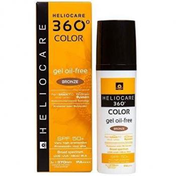 Heliocare 360º Color Gel Oil-Free SPF 50+, Bronze, 50 Mililitros