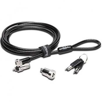 Kensington Módulo de bloqueo para replicador Surface Pro, Hidden Pin, Cable de acero al carbono, Para estructuras fijas