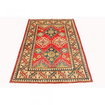 Alfombra anudada a mano Ghazni/Chubí Colores Rojos 165x117 cm