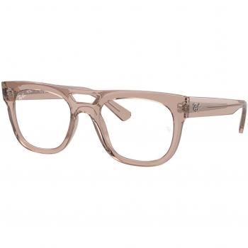 Ray-Ban RX7226 Phil 8317 Armazones para Hombre Marrones con lentes recetados de 54 mm