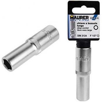 MAURER 2105622 Llave Vaso 1/2 Hexagonal Larga 12mm