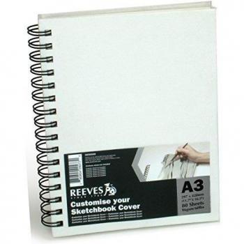 Reeves - Cuaderno de esbozo con tapa entelada, A3