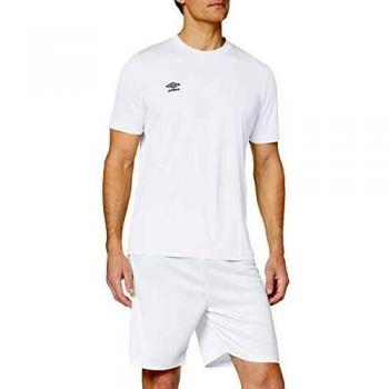 UMBRO Oblivion Camiseta de fútbol, Hombre, Blanco, XL